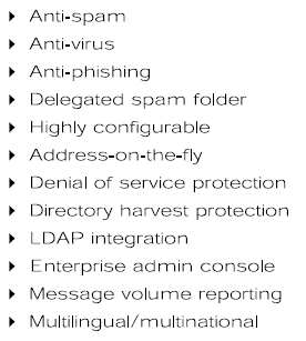 SpamJammer Features